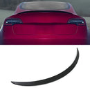 Gloss Black Rear Lip Spoiler Wing - Tesla Model 3 19-22 OMI ALLOY WHEELS