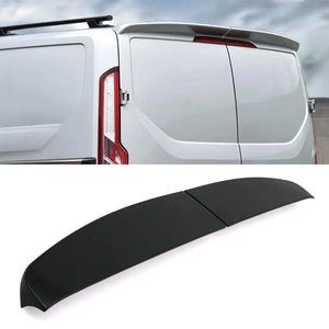 Rear Barn Door Style Spoiler Gloss Black - Ford Transit Custom 12-22