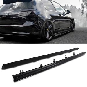 Gloss Black Side Skirts - VW Golf MK7 MK7.5 R Line 13-20