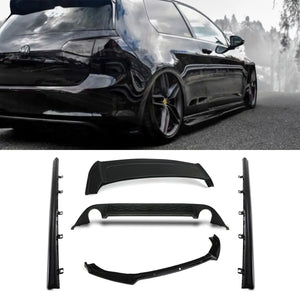 Osir Style Aero Body Kit Gloss Black - VW Golf MK7 GTI 12-16