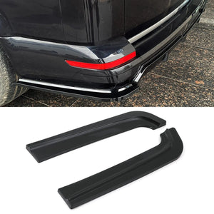 Rear Bumper Spat Diffuser Gloss Black - VW Volkswagen Transporter T6 2016+