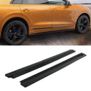 Gloss Black Side Skirts - Audi Q8 S-Line 2018+
