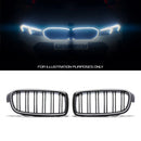 Gloss Black LED Front Grille - BMW 3 Series F30 12-19 OMI ALLOY WHEELS