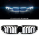 Gloss Black M5 Style LED Front Grille - BMW 5 Series G30 2019+ OMI ALLOY WHEELS