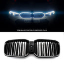 Gloss Black LED Front Grille - BMW X3 G01 LCI 22-24 OMI ALLOY WHEELS