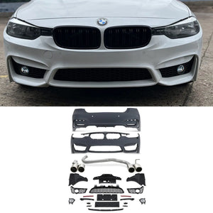 M3 Style Body Kit with Exhaust - BMW 3 Series F30 B48 12-19