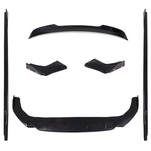 Aero Body Kit Gloss Black - VW Golf MK8 GTI 2020-2024