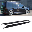 Side Skirts Gloss Black - VW Caddy MK5 LWB 2020+