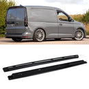 Side Skirts Lip Gloss Black - VW Caddy MK5 SWB 2020+