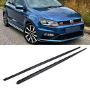 GTI Style Side Skirts Matte Black - VW Polo MK5 Facelift 6C 15-18 OMI ALLOY WHEELS