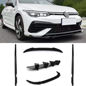 Aero Body Kit Gloss Black - VW Golf MK8 R 2020+