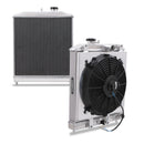 Honda Civic EF/EG/EK 88-00 42mm High Flow Alloy Radiator & Fan Shroud Kit OMI ALLOY WHEELS