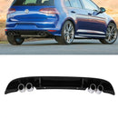 Quad Tip Rear Exhaust Spoiler Bumper Diffuser Valance - VW Golf MK7.5 OMI ALLOY WHEELS