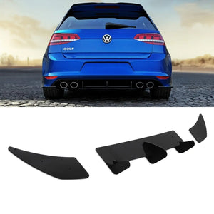 Rear Blade Diffuser Gloss Black - Volkswagen Golf R MK7 12-16