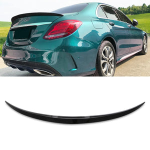 AMG Style Gloss Black Rear Spoiler Wing - Mercedes Benz C Class W205 2015-2018