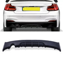 M Performance Style Rear Single Exit Diffuser Matte Black – BMW 2 Series F22/F23 2014–2021