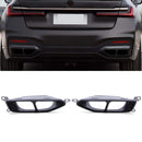 Exhaust Tip Trim Gloss Black – BMW 7 Series G11 2019–2022 OMI ALLOY WHEELS