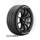 MICHELIN Tyre Stickers With Pinstripes Kit