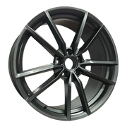 18x8" Volkswagen Pretoria Style alloy wheel in gunmetal, 5x112 - front face