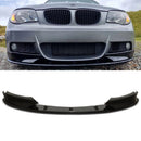 Gloss Black Front Lip Splitter - BMW 1 Series Coupe E82 E88 07-13 OMI ALLOY WHEELS
