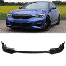 Gloss Black Front Lip Splitter - BMW 3 Series G20 2019-2022