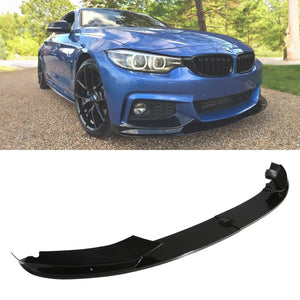 Gloss Black Front Lip Splitter - BMW 4 Series F32 F36 13-19