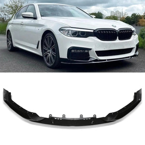 Gloss Black M Style Front Lip Splitter - BMW 5 Series G30 17-20