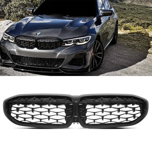 Gloss Black Diamond Kidney Grille - BMW 3 Series G20 G21 19-21