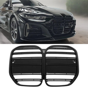 Gloss Black Double Kidney Grille - BMW 4 Series G22 2020+