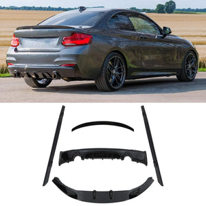 Gloss Black M Performance Look Body Kit - BMW 2 Series F22 F23 14-21
