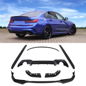 Gloss Black M Performance Style Aero Bodykit - BMW 3 Series G28 G20 2018+