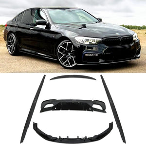 Gloss Black M Performance Style Aero Body kit - BMW 5 Series G30 18-20