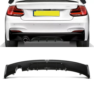 M Performance Style Rear Diffuser Single Exit - BMW 2 Series F22 F23 14-21