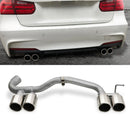 M3 Style Quad Exhaust Conversion - BMW N20 F30 3 Series 12-19 OMI ALLOY WHEELS