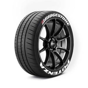 Stretched Bridgestone Potenza Tyre Stickers Kit