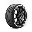 Stretched Continental Tyre Stickers - Tyre Wall Stickers