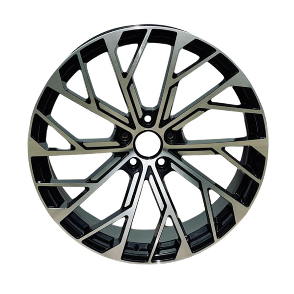 20x9" 2022 S8 Style Alloy Wheels Black Machined