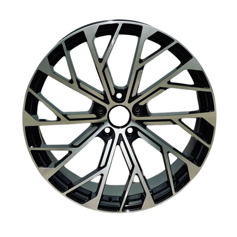 20x9" 2022 S8 Style Alloy Wheels Black Machined