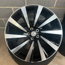 Turbine 844 Style 22X10 5X120 ET42 BLACK MACHINED FACE