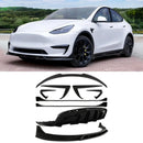 Aero Body Kit Gloss Black Tesla Model Y 2020+ OMI ALLOY WHEELS