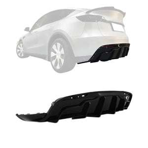 Rear Diffuser Lip Gloss Black - Tesla Model Y 2020+