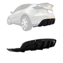 Rear Diffuser Lip Gloss Black - Tesla Model Y 2020+ OMI ALLOY WHEELS
