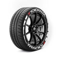 YOKOHAMA Tyre Stickers With Flares Kit