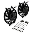 9 Universal Curved Blade Fans Kit OMI ALLOY WHEELS