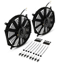 12 Universal Straight Blade Fans Kit