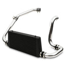Black Front Mount Intercooler Kit - Toyota Supra MK4 2JZGTE 93-02 OMI ALLOY WHEELS