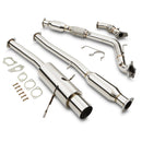 3 Turbo Back Exhaust System - Subaru Impreza Newage WRX STI GDA GDB 01-07 OMI ALLOY WHEELS