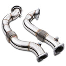 2.5" Exhaust Decat Downpipes - BMW 3 Series E90 E91 E92 E93 335i 3.0L N54 Engine 06-11