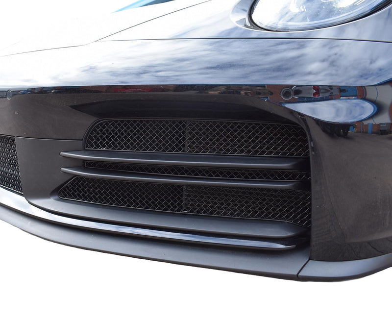 Zunsport compatible with Porsche Carrera 992.2 Base / T / S - Outer Grille Set - Black Finish