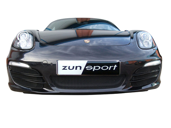 Porsche Boxster 981 - Complete Grille Set (With Parking Sensors) - Black finish (2012 to 2016)